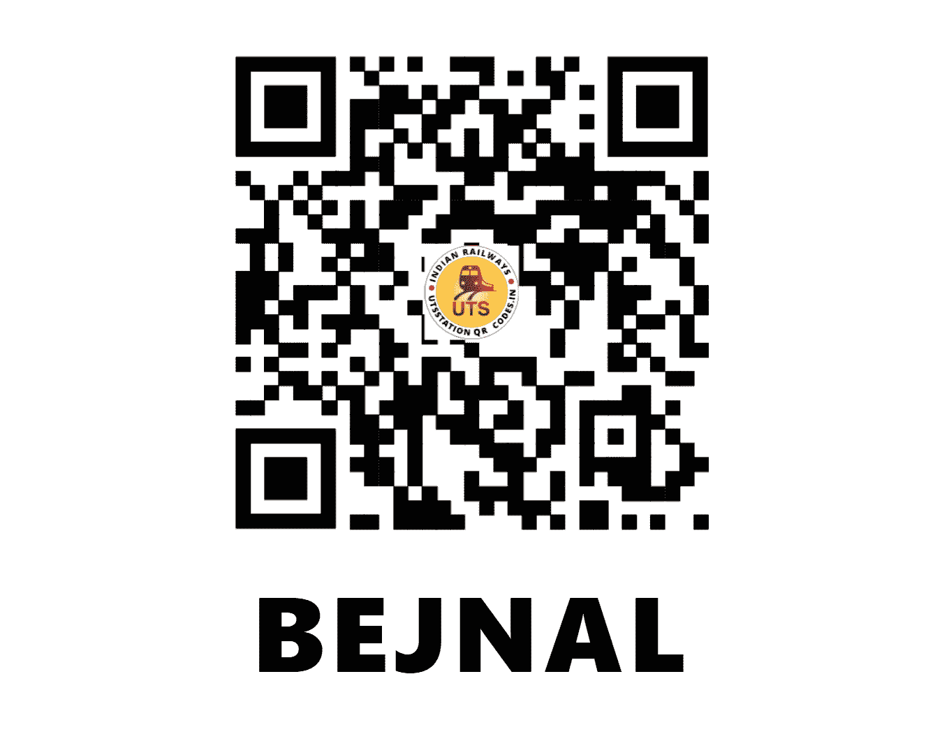 UTS QR Code for BEJNAL - BJN - NW ()