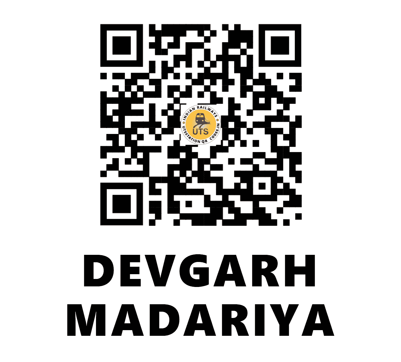 UTS QR Code for DEVGARH MADARIYA - DOHM - NW ()