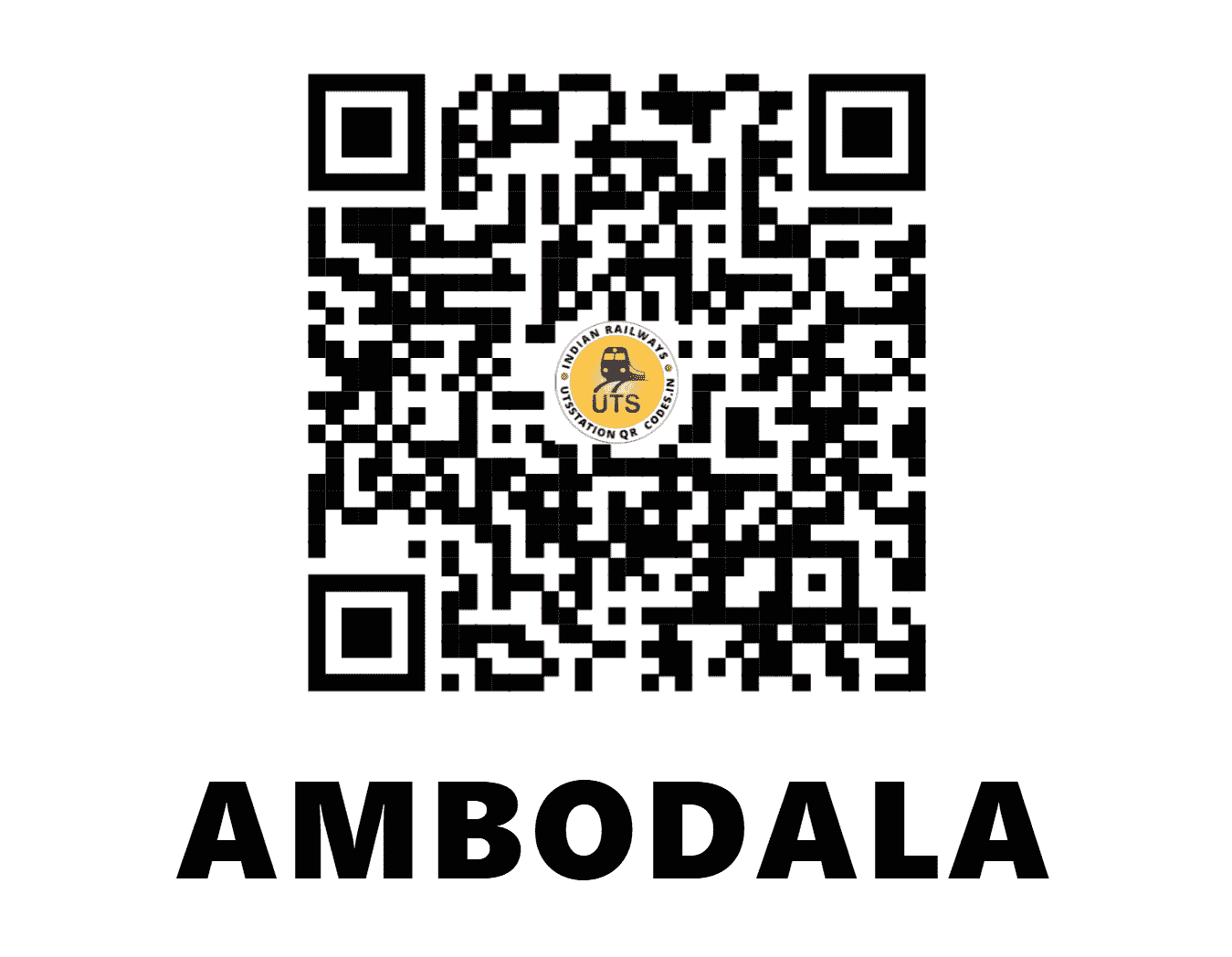 UTS QR Code for AMBODALA - AMB - EO (ODISHA)