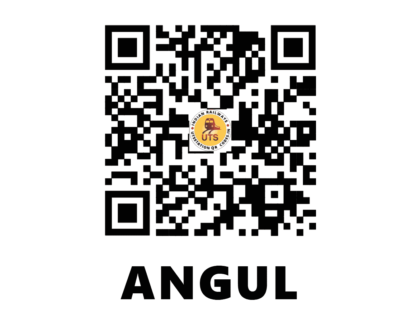 UTS QR Code for ANGUL - ANGL - EO (ODISHA)