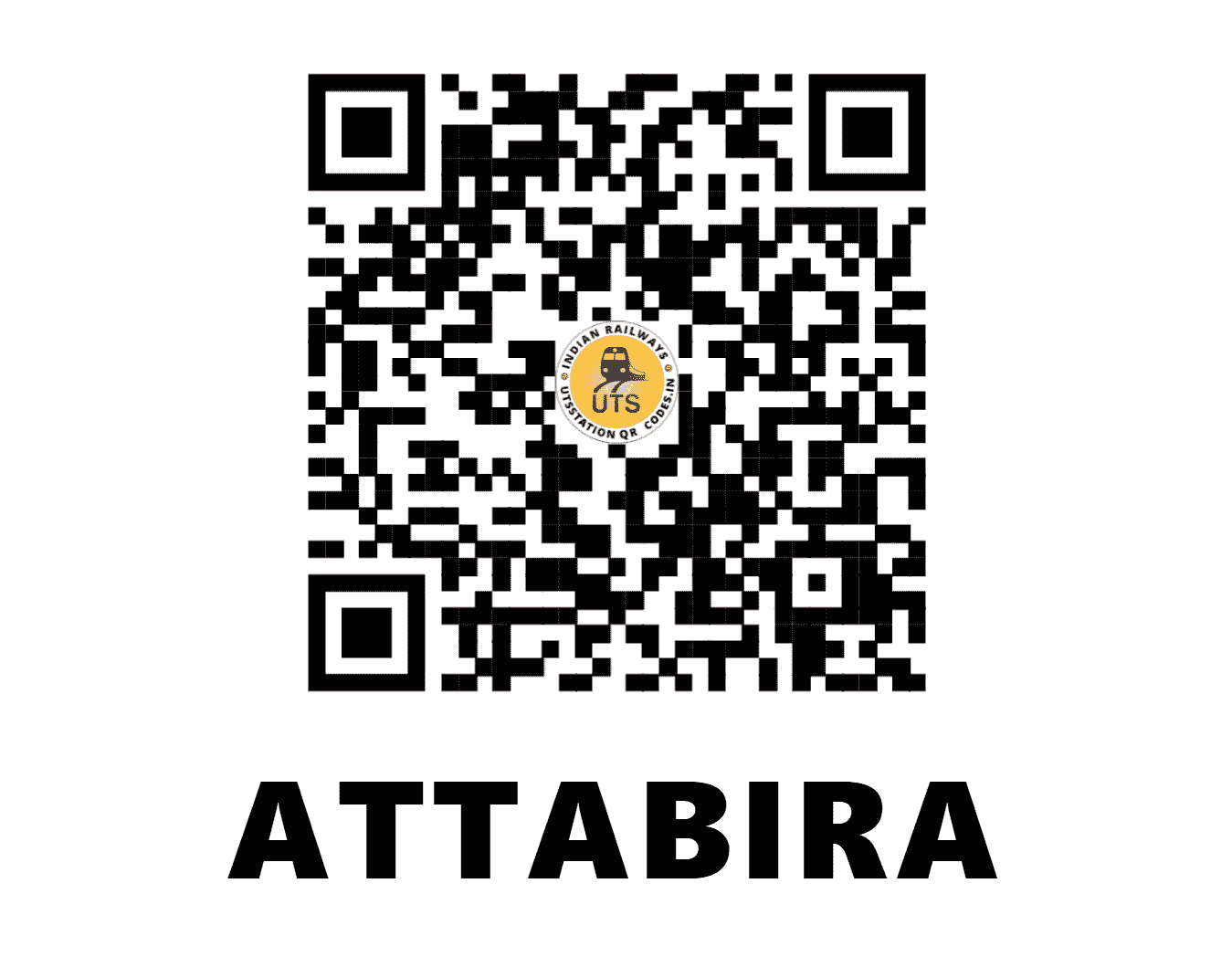 UTS QR Code for ATTABIRA - ATS - EO (ODISHA)