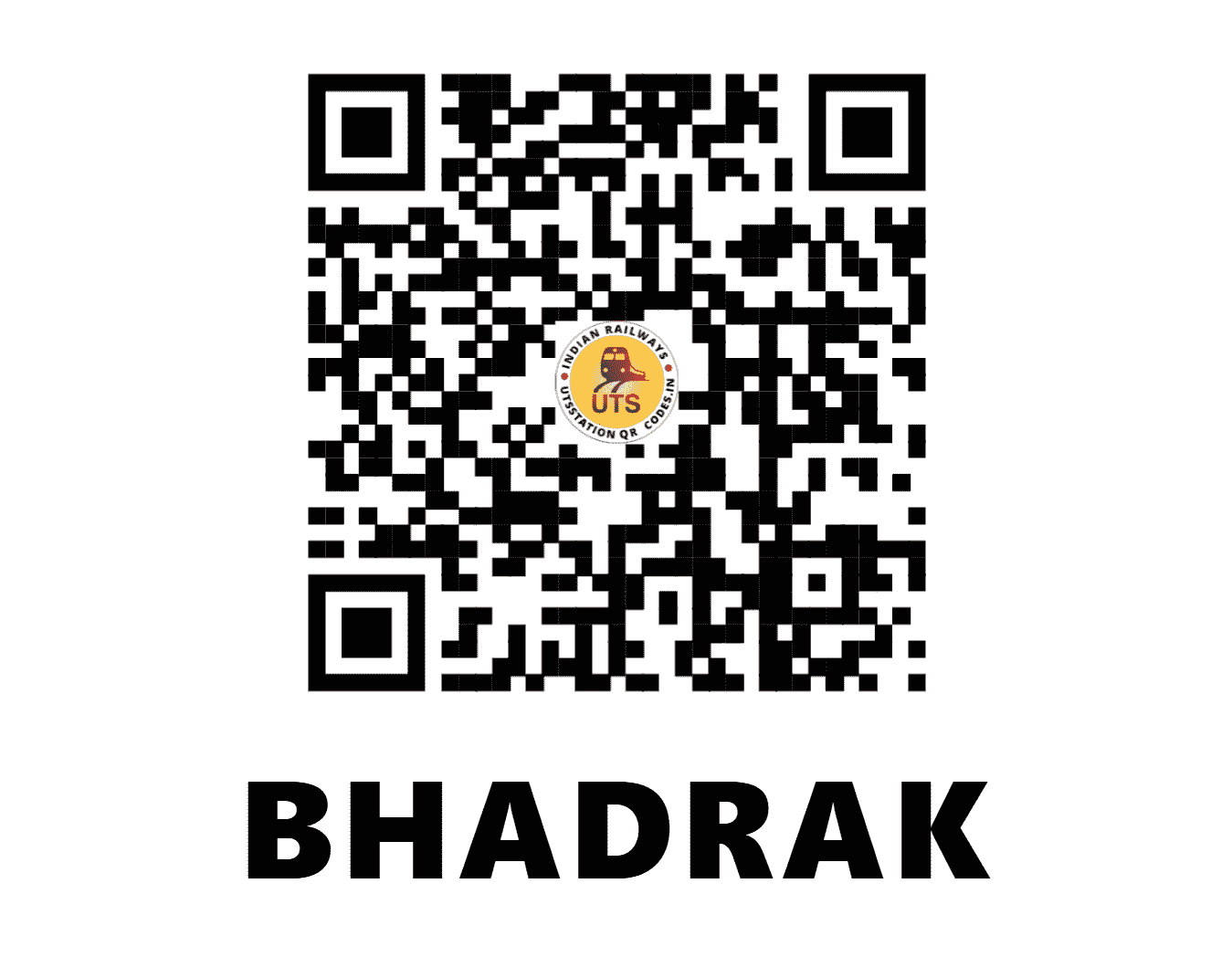 UTS QR Code for BHADRAK - BHC - EO (ODISHA)