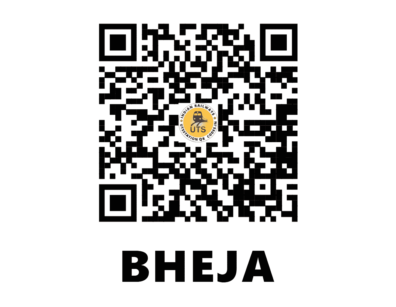 UTS QR Code for BHEJA - BHJA - EO (ODISHA)