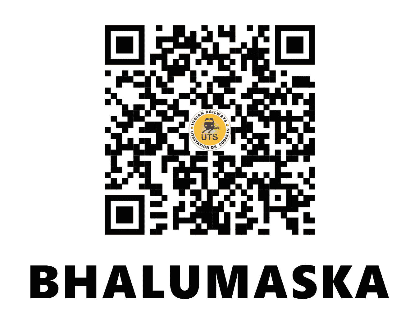 UTS QR Code for BHALUMASKA - BLMK - EO (ODISHA)