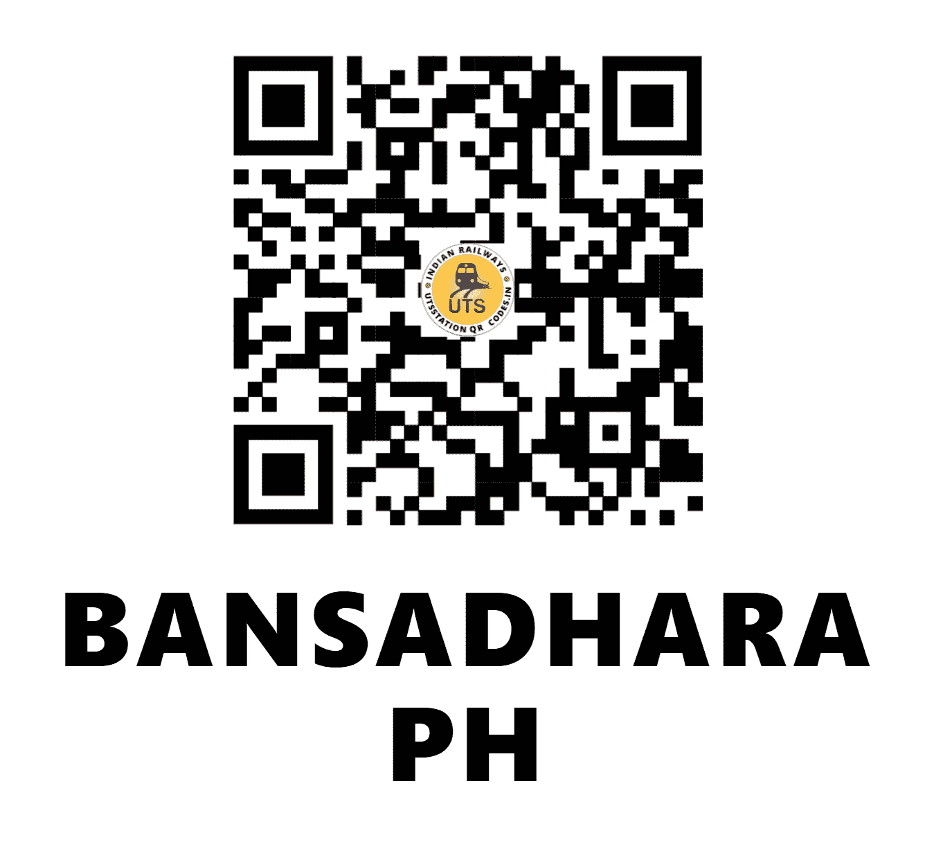 UTS QR Code for BANSADHARA PH - BSDR - EO (ODISHA)