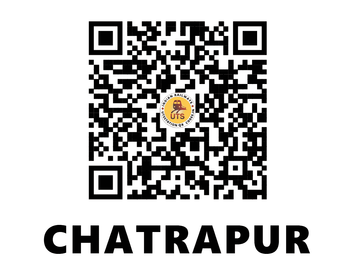 UTS QR Code for CHATRAPUR - CAP - EO (ODISHA)