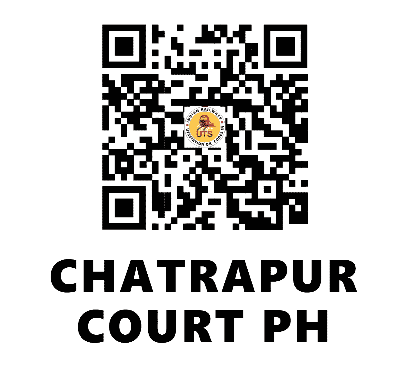 UTS QR Code for CHATRAPUR COURT PH - CAPC - EO (ODISHA)