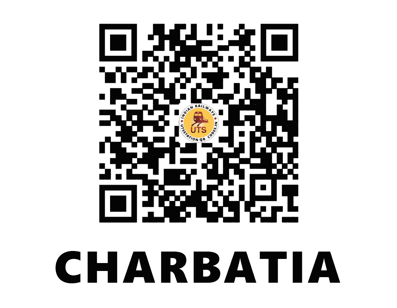 UTS QR Code for CHARBATIA - CBT - EO (ODISHA)