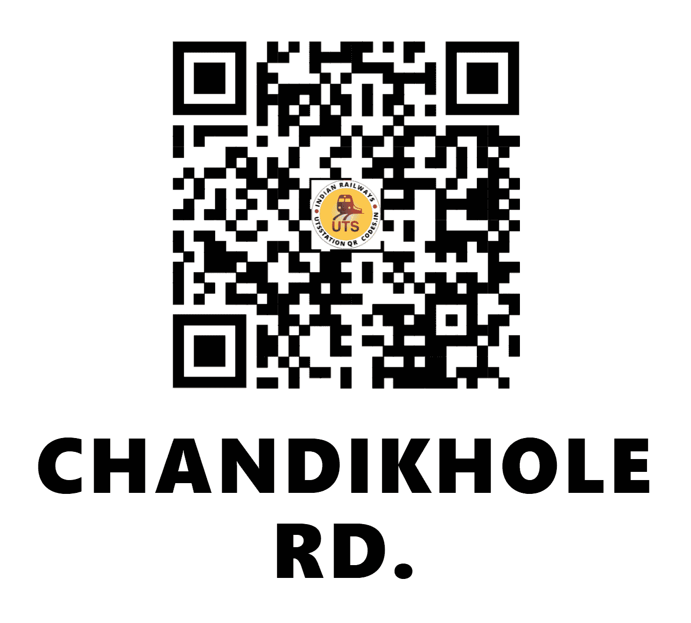 UTS QR Code for CHANDIKHOLE RD. - CIKR - EO (ODISHA)