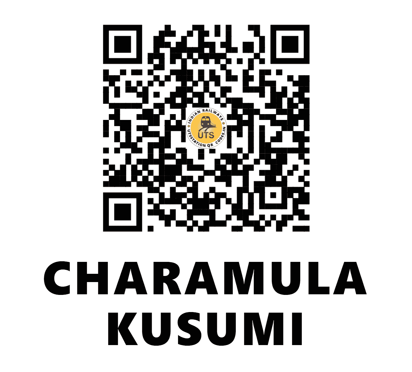 UTS QR Code for CHARAMULA KUSUMI - CJS - EO (ODISHA)