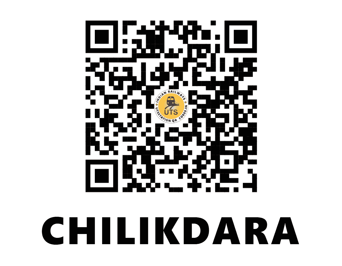 UTS QR Code for CHILIKDARA - CLDR - EO (ODISHA)