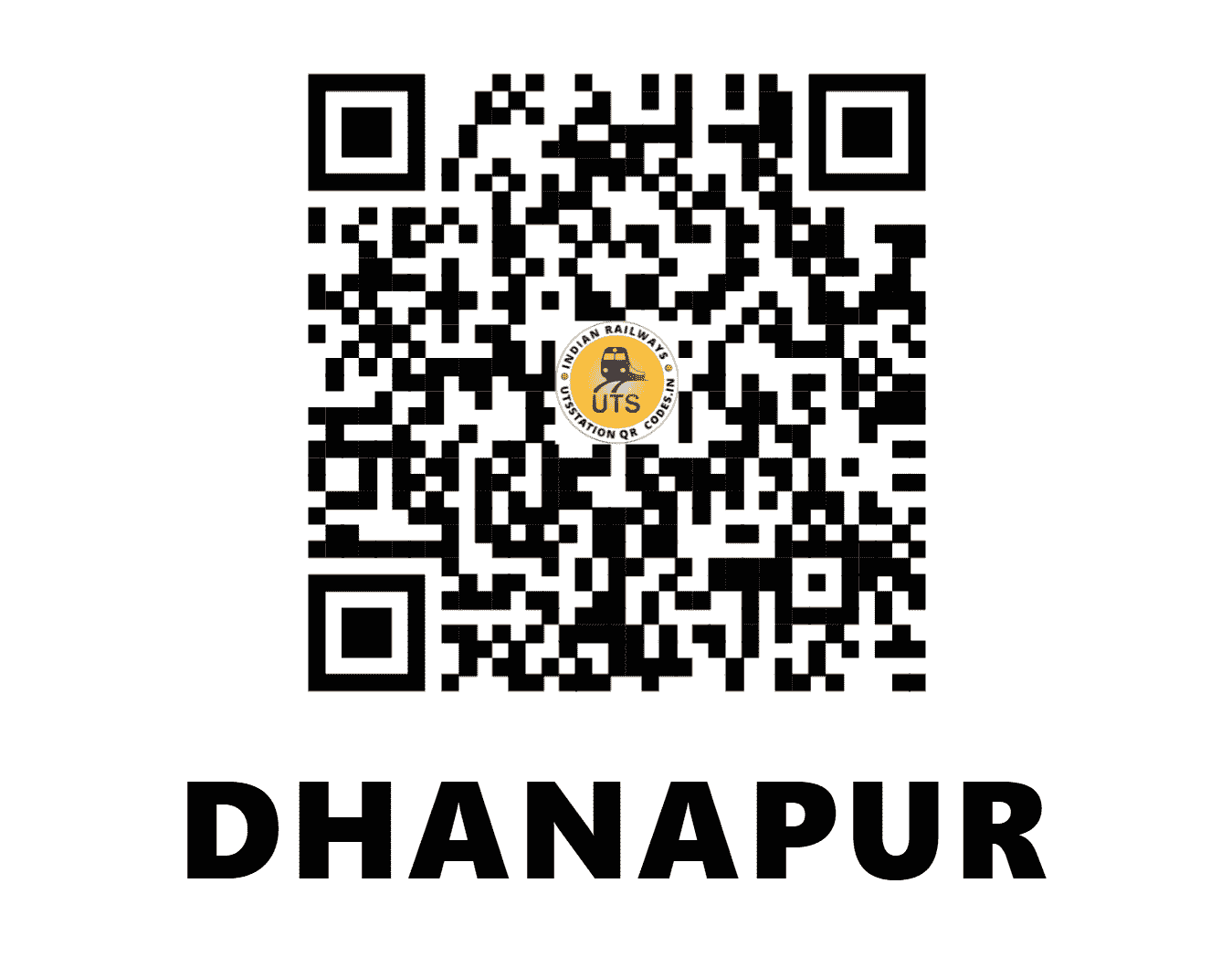 UTS QR Code for DHANAPUR - DIR - EO (ODISHA)