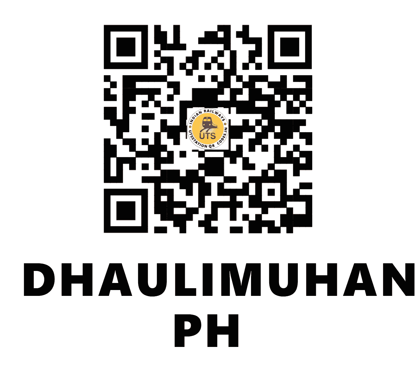 UTS QR Code for DHAULIMUHAN PH - DLMH - EO (ODISHA)