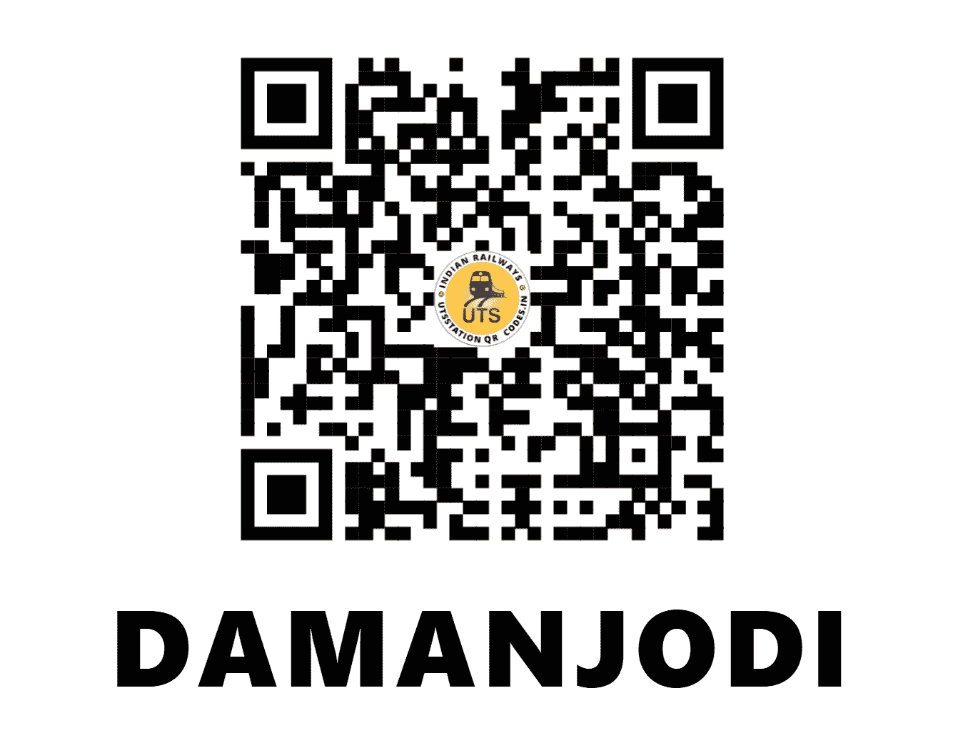 UTS QR Code for DAMANJODI - DMNJ - EO (ODISHA)