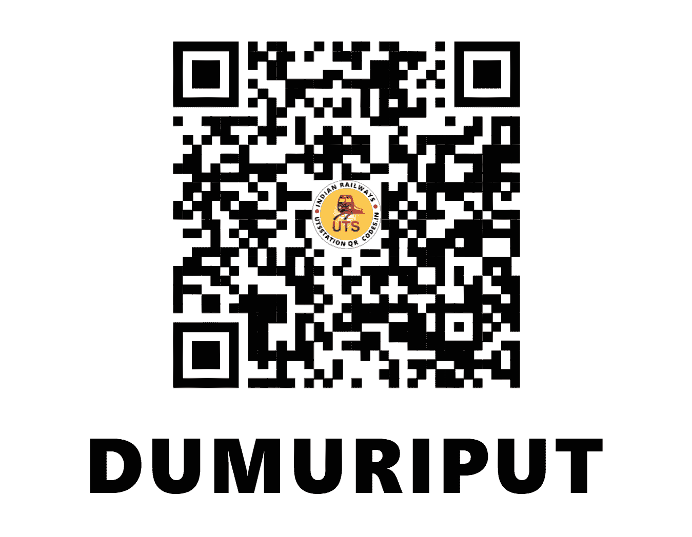 UTS QR Code for DUMURIPUT - DMRT - EO (ODISHA)
