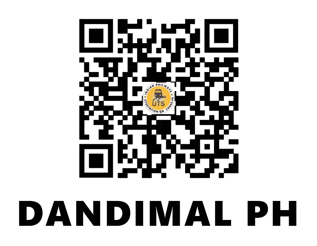 UTS QR Code for DANDIMAL PH - DNDL - EO (ODISHA)