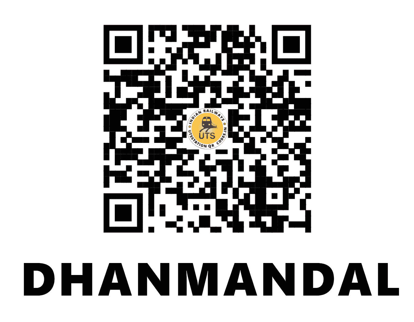 UTS QR Code for DHANMANDAL - DNM - EO (ODISHA)