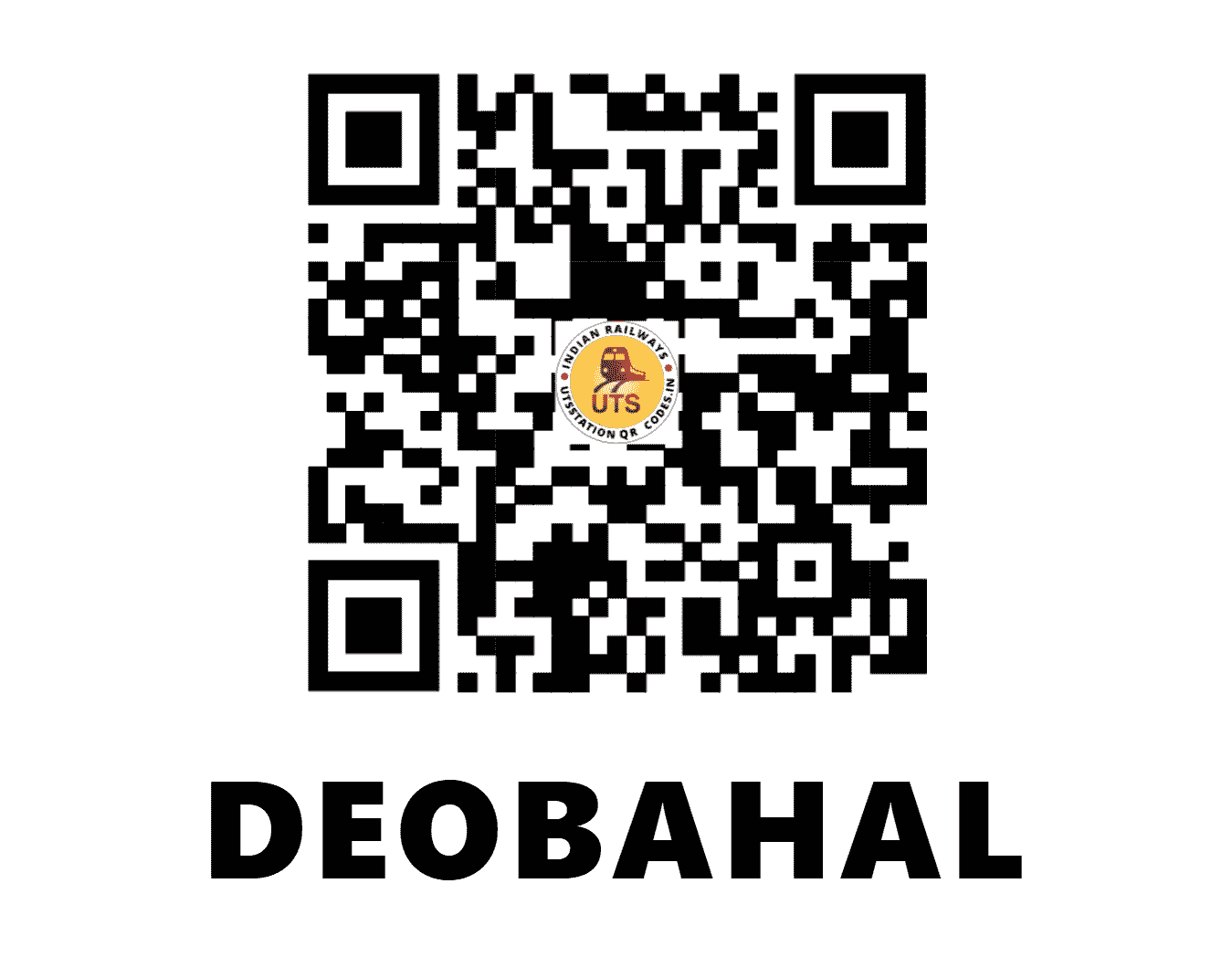 UTS QR Code for DEOBAHAL - DOBH - EO (ODISHA)