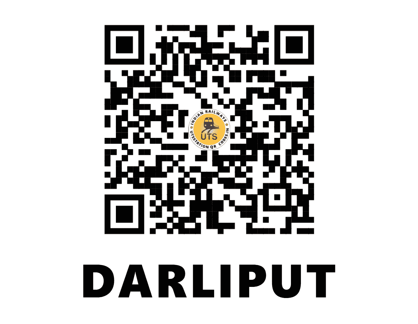 UTS QR Code for DARLIPUT - DPC - EO (ODISHA)