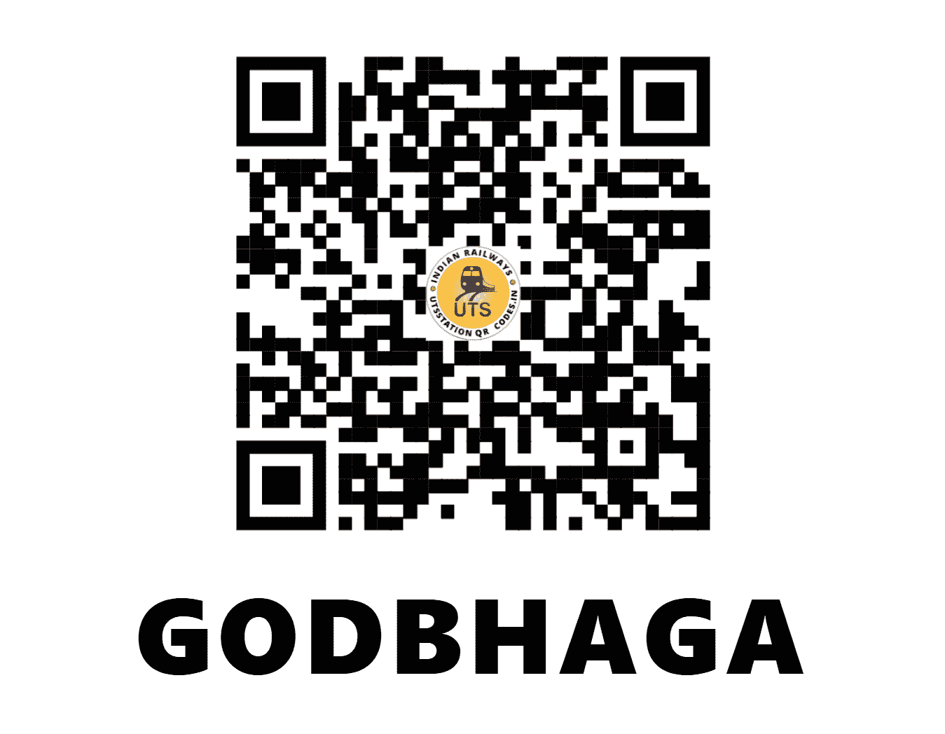 UTS QR Code for GODBHAGA - GBQ - EO (ODISHA)