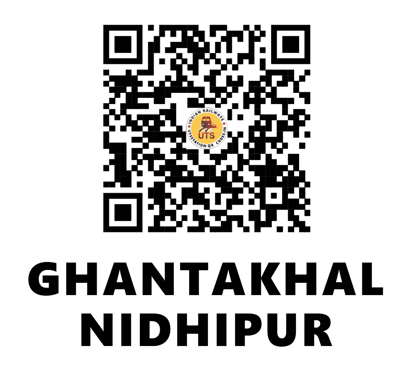UTS QR Code for GHANTAKHAL NIDHIPUR - GHNH - EO (ODISHA)