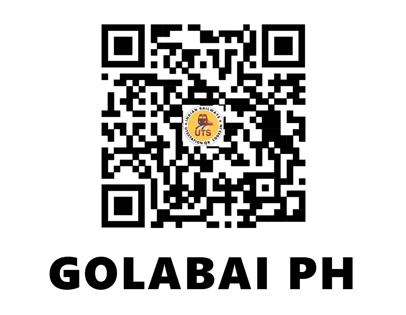 UTS QR Code for GOLABAI PH - GLBA - EO (ODISHA)