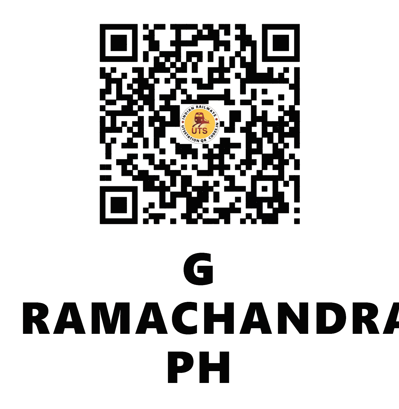 UTS QR Code for G RAMACHANDRAPUR PH - GRCP - EO (ODISHA)