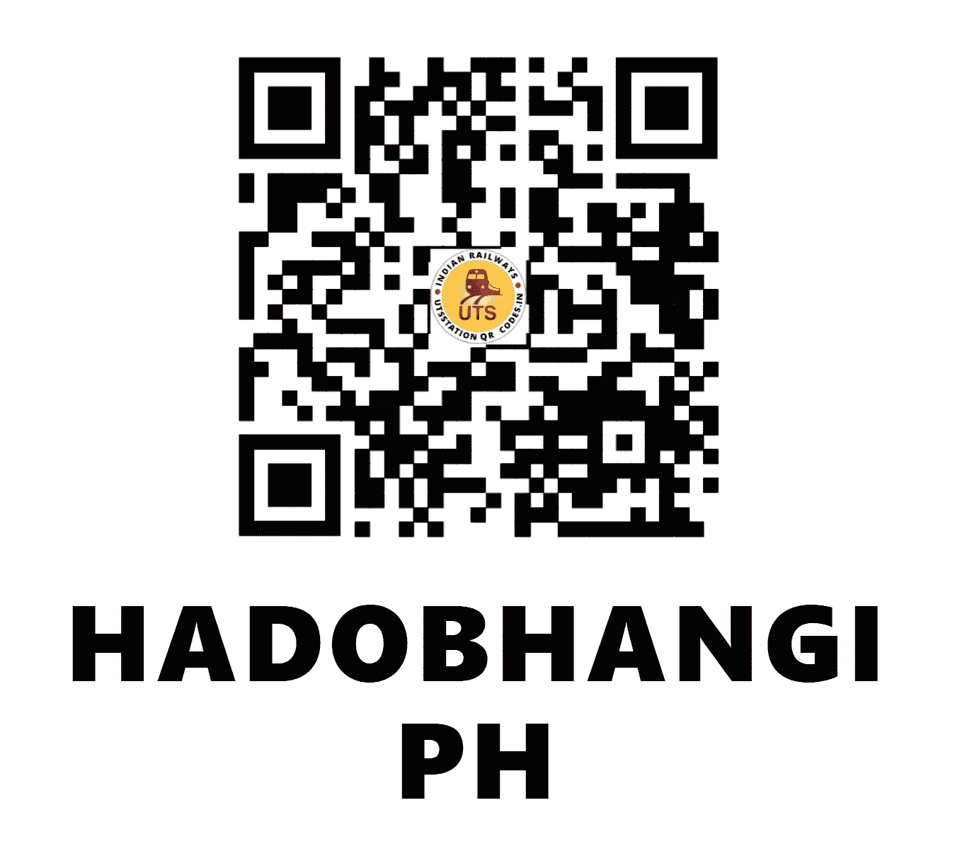 UTS QR Code for HADOBHANGI PH - HBF - EO (ODISHA)