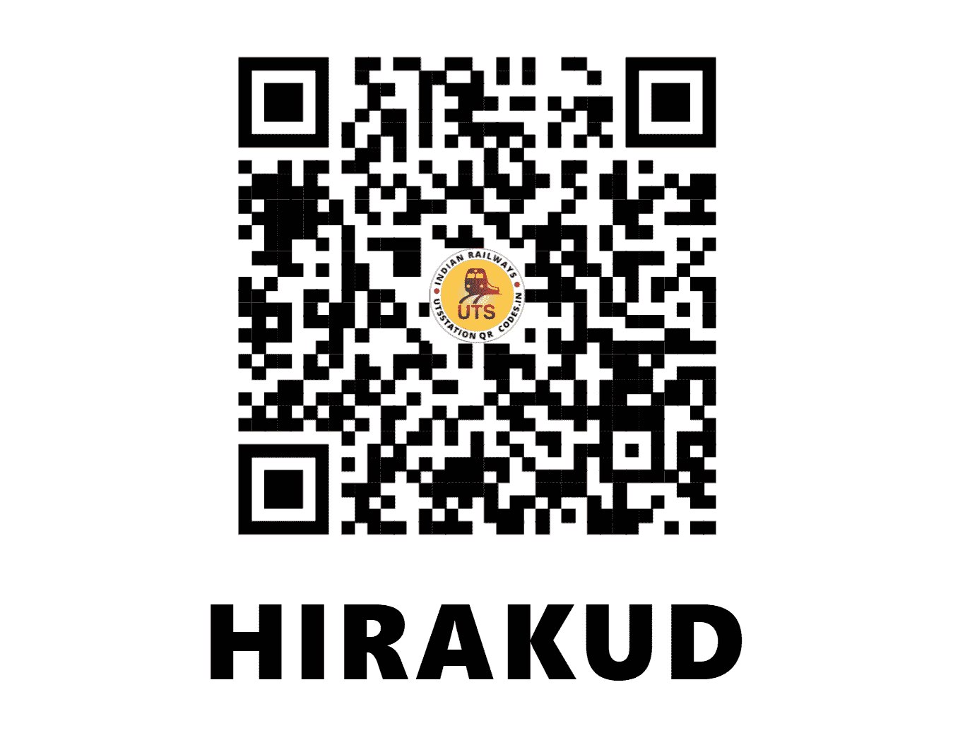UTS QR Code for HIRAKUD - HKG - EO (ODISHA)