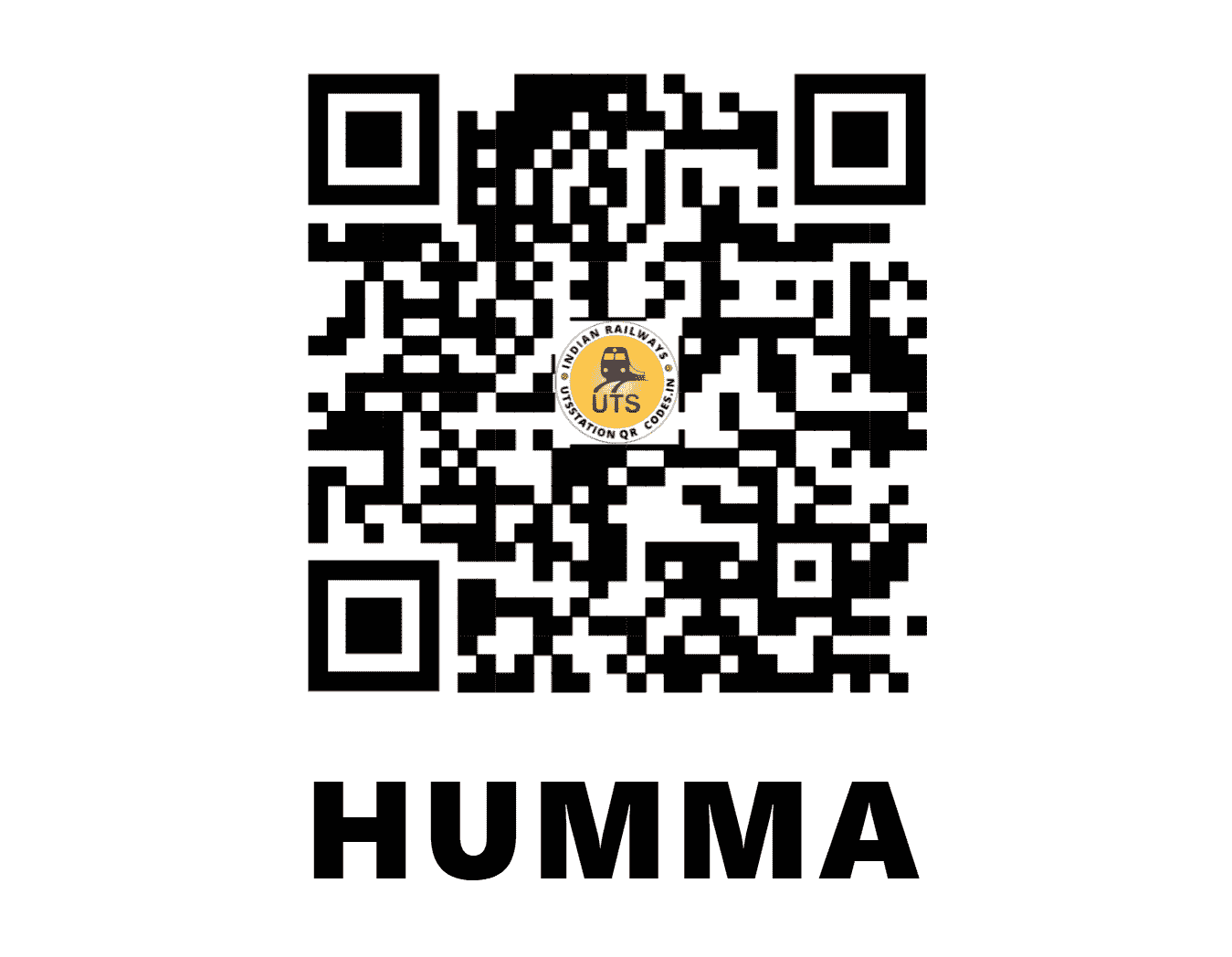 UTS QR Code for HUMMA - HMA - EO (ODISHA)