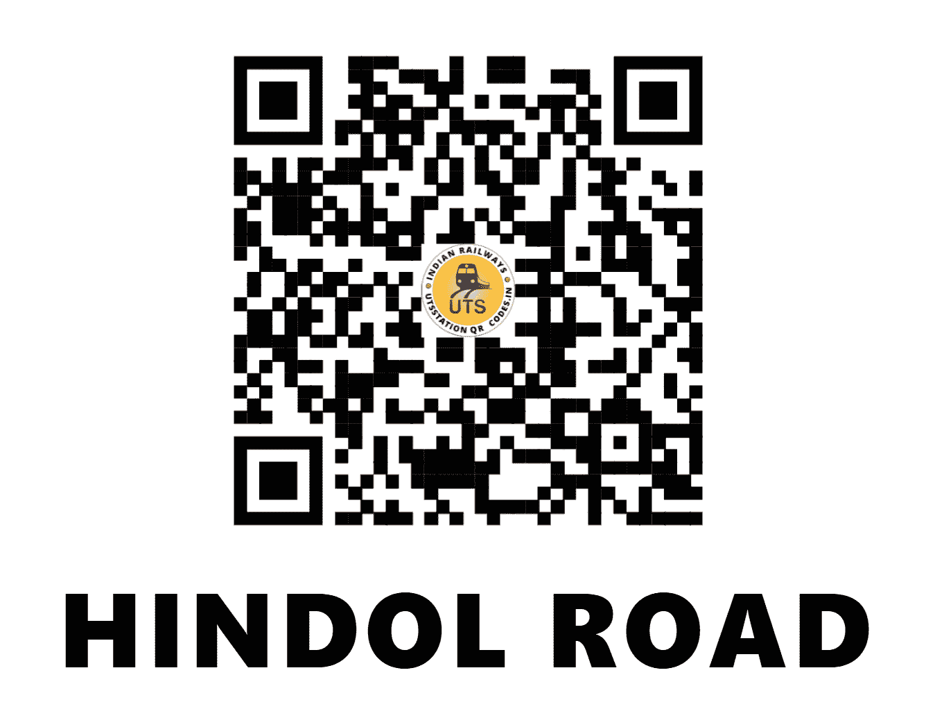 UTS QR Code for HINDOL ROAD - HND - EO (ODISHA)