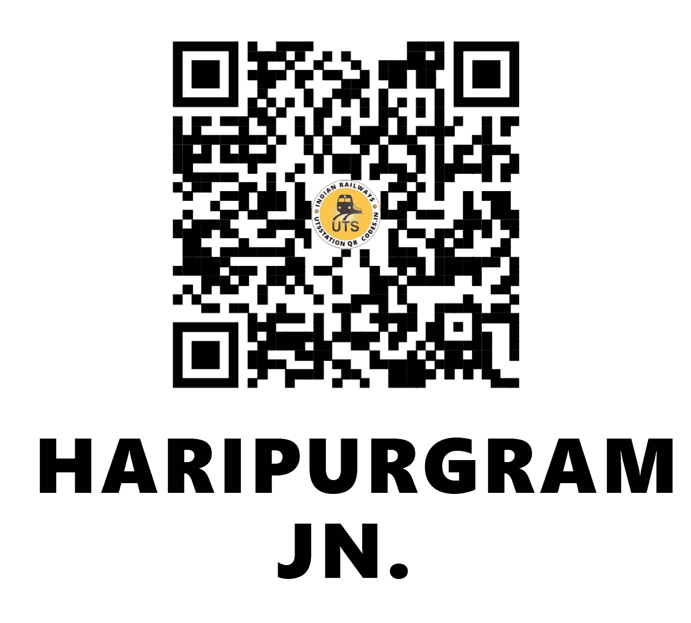 UTS QR Code for HARIPURGRAM JN. - HPGM - EO (ODISHA)