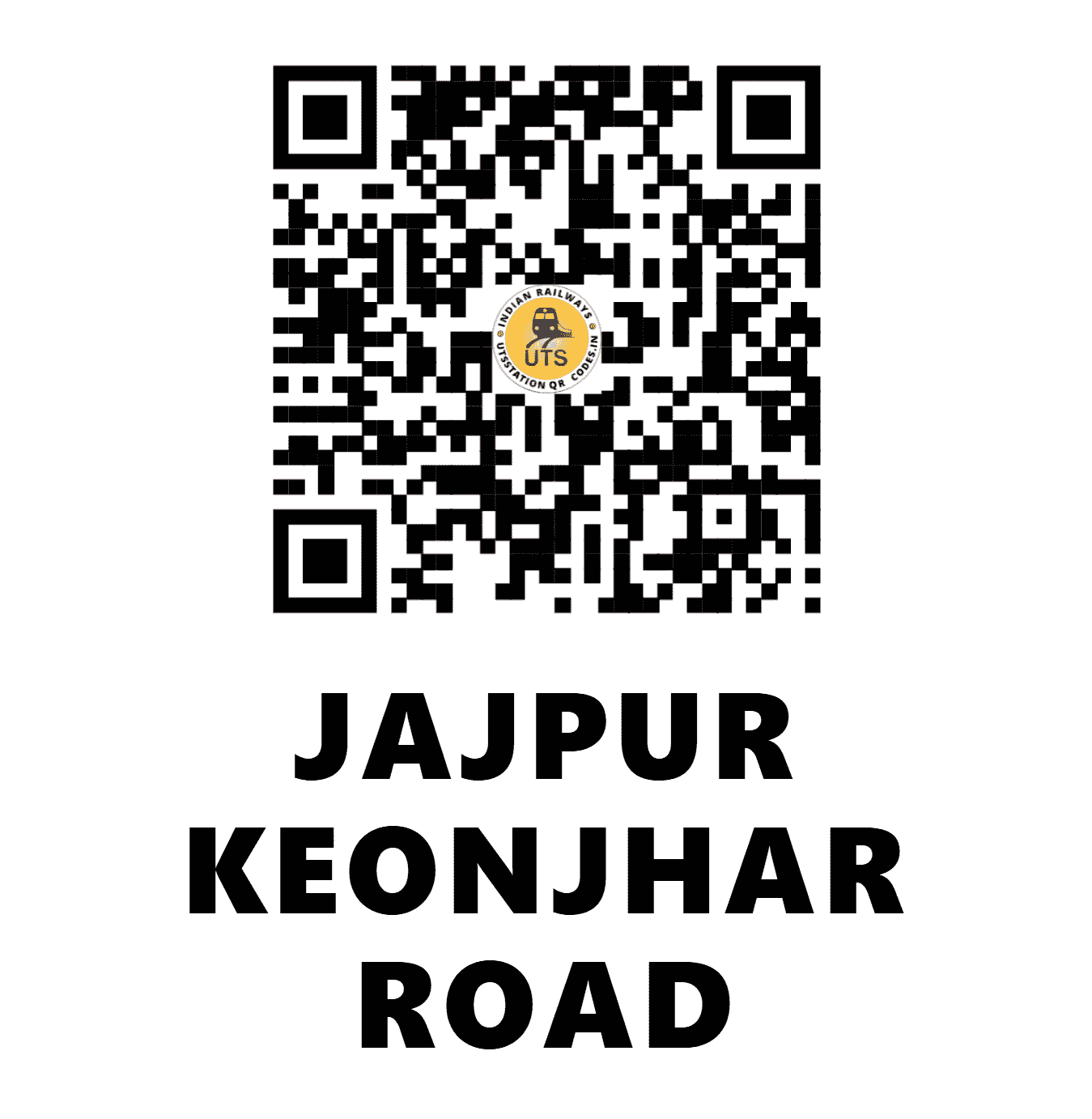 UTS QR Code for JAJPUR KEONJHAR ROAD - JJKR - EO (ODISHA)