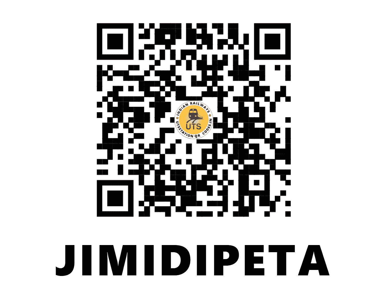 UTS QR Code for JIMIDIPETA - JMPT - EO (ODISHA)