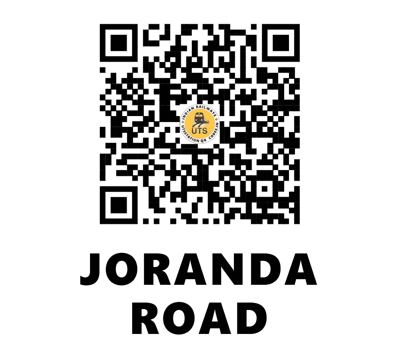 UTS QR Code for JORANDA ROAD - JRZ - EO (ODISHA)