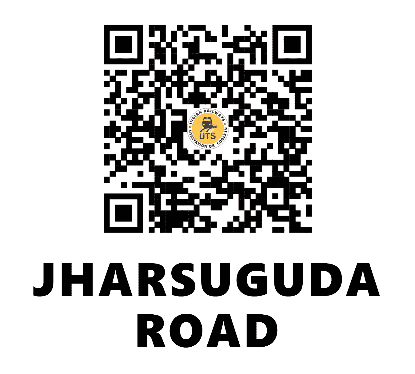 UTS QR Code for JHARSUGUDA ROAD - JSGR - EO (ODISHA)