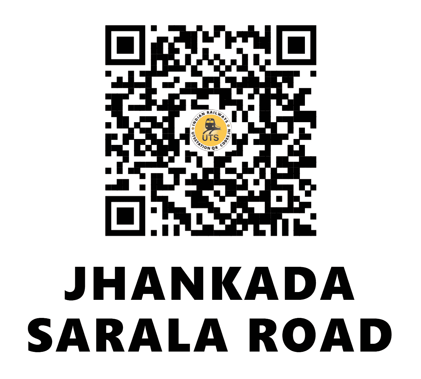 UTS QR Code for JHANKADA SARALA ROAD - JSRD - EO (ODISHA)