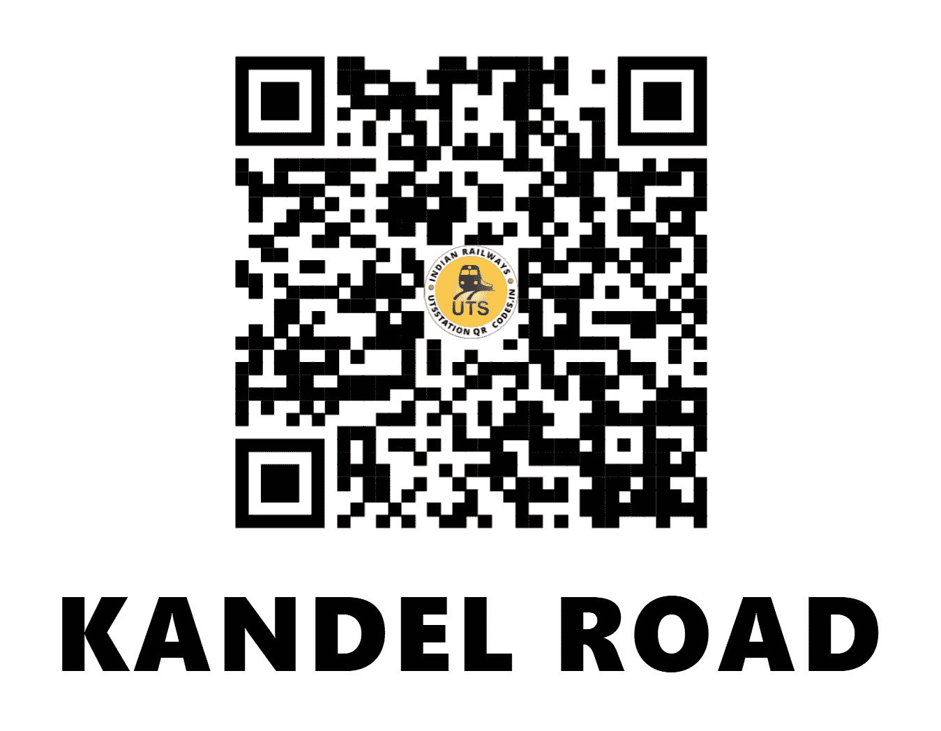 UTS QR Code for KANDEL ROAD - KDLR - EO (ODISHA)