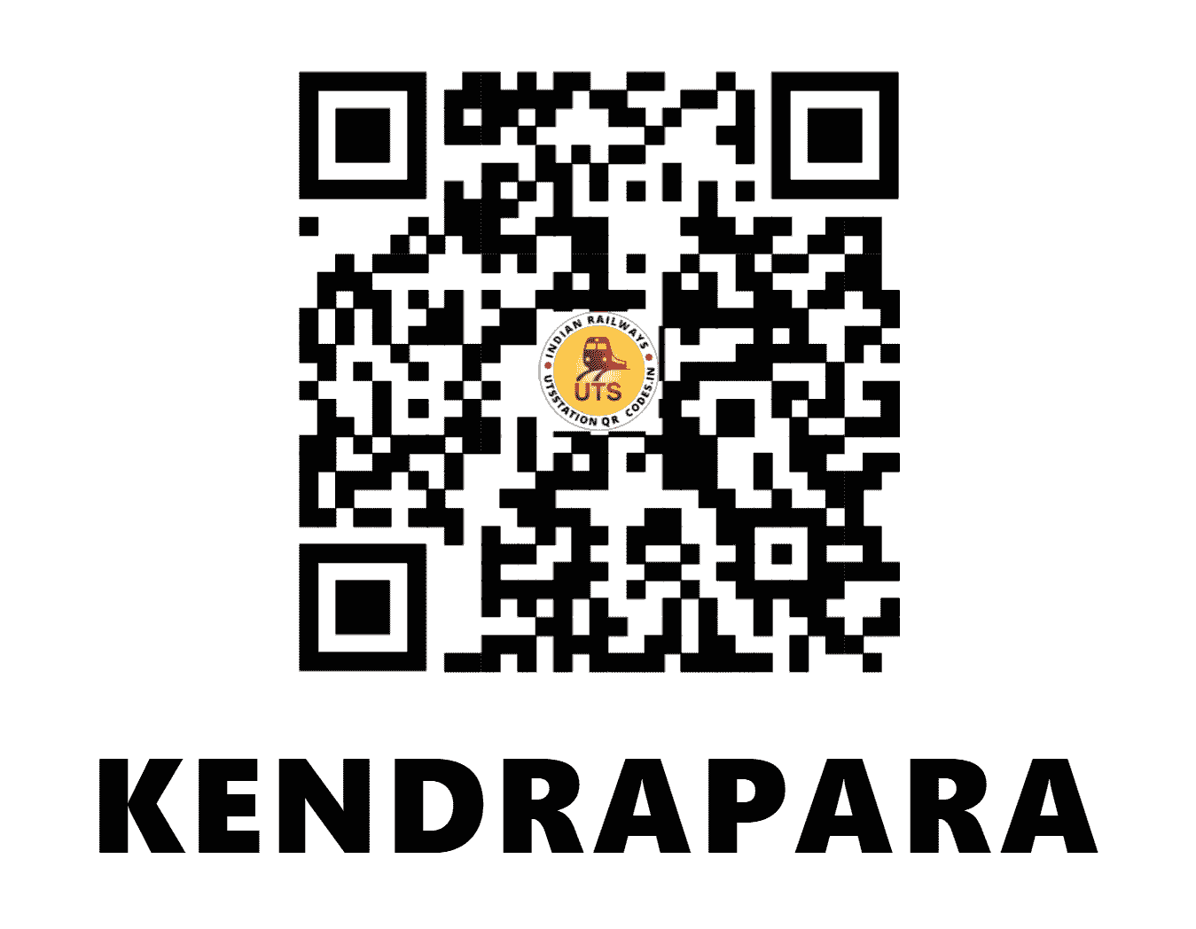 UTS QR Code for KENDRAPARA - KENP - EO (ODISHA)
