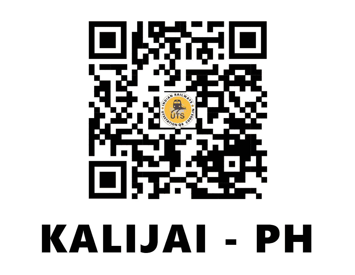 UTS QR Code for KALIJAI - PH - KLJI - EO (ODISHA)