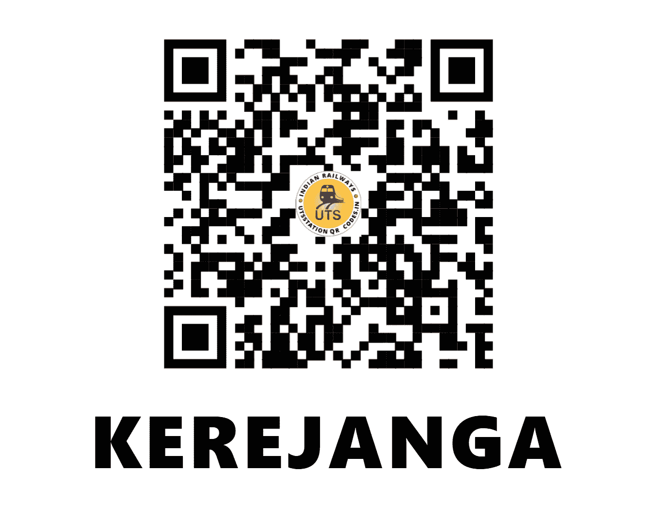 UTS QR Code for KEREJANGA - KPJG - EO (ODISHA)