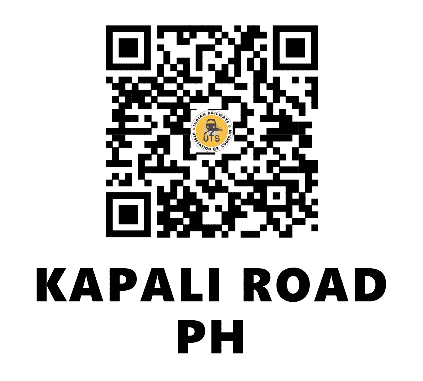 UTS QR Code for KAPALI ROAD PH - KPLD - EO (ODISHA)