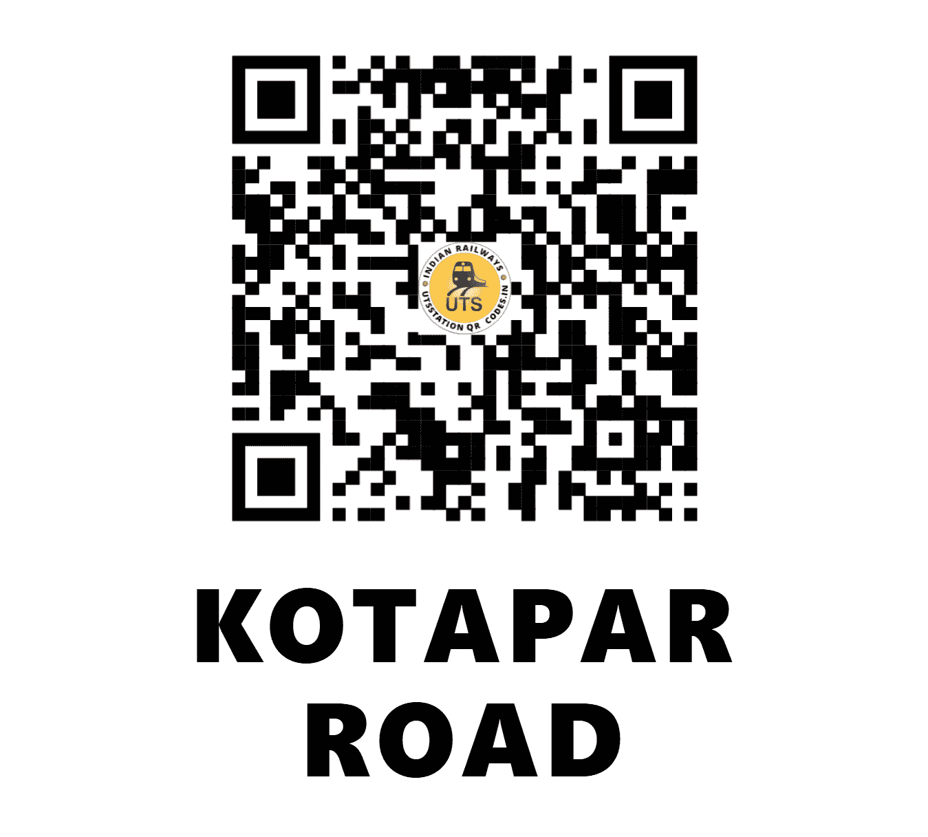 UTS QR Code for KOTAPAR ROAD - KPRR - EO (ODISHA)