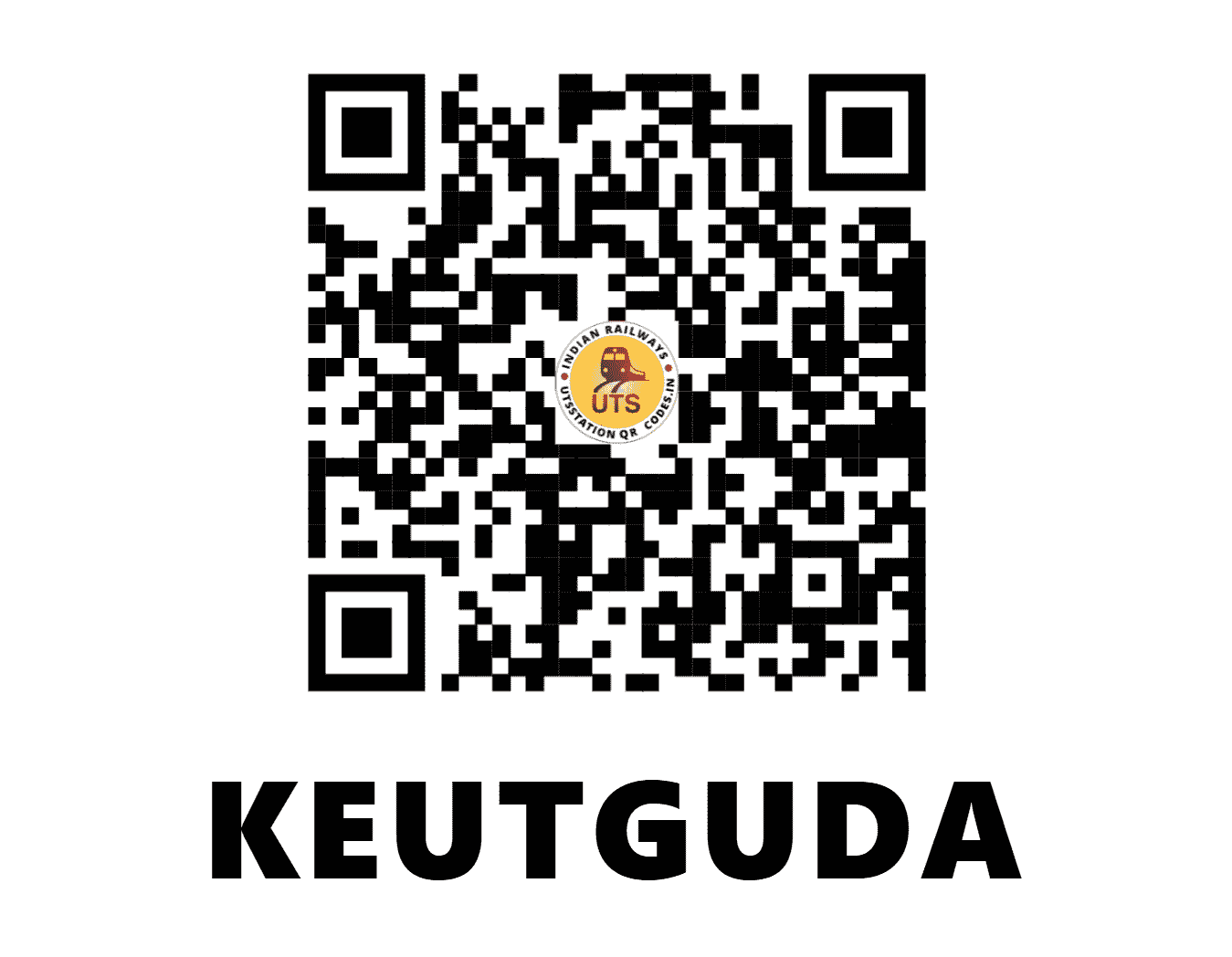 UTS QR Code for KEUTGUDA - KTGA - EO (ODISHA)