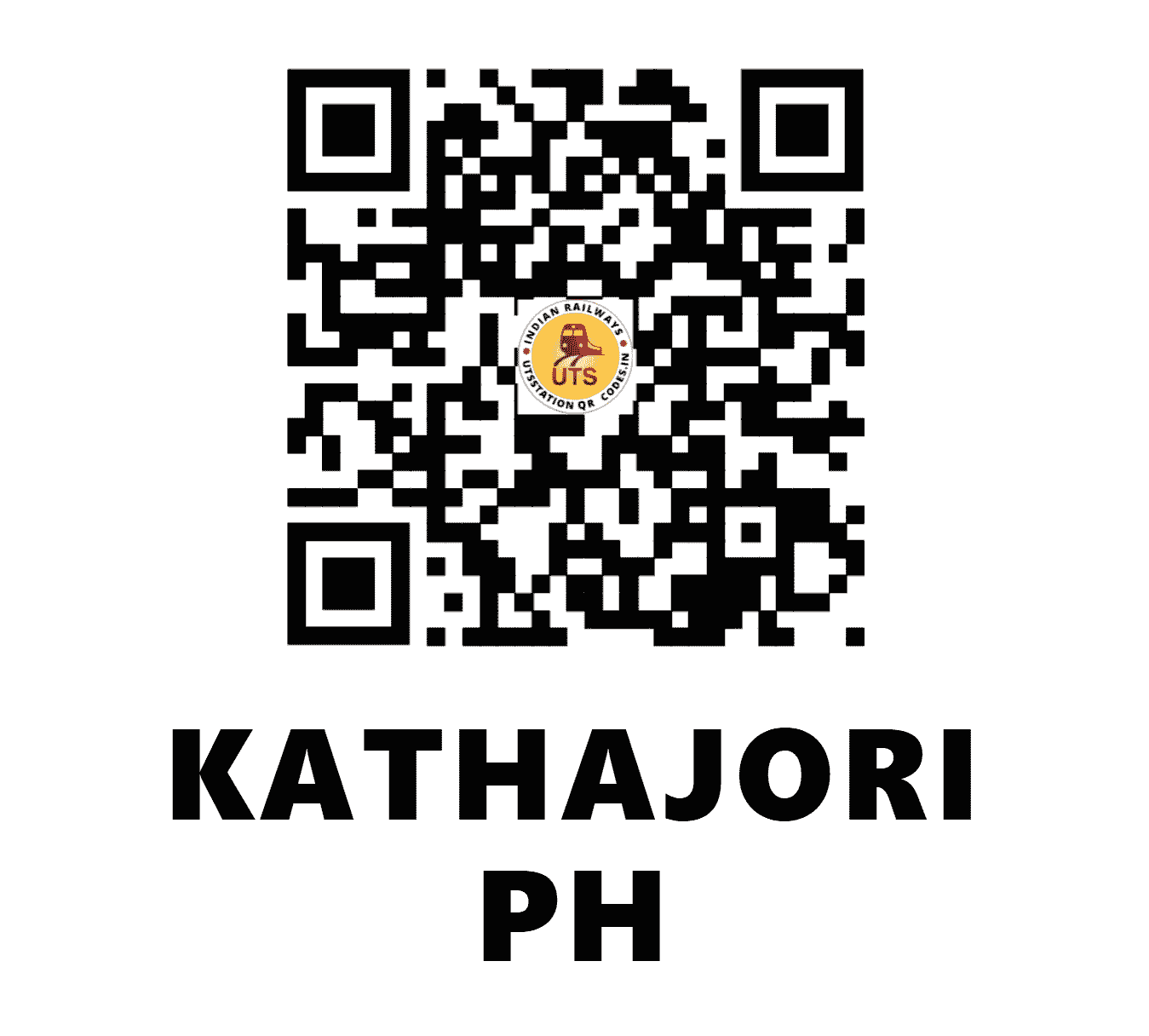 UTS QR Code for KATHAJORI PH - KTJI - EO (ODISHA)