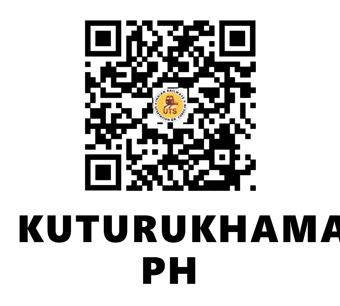 UTS QR Code for KUTURUKHAMAR PH - KTRK - EO (ODISHA)