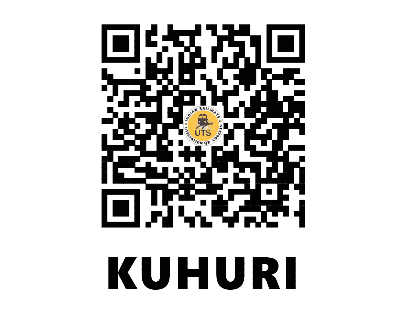UTS QR Code for KUHURI - KUU - EO (ODISHA)