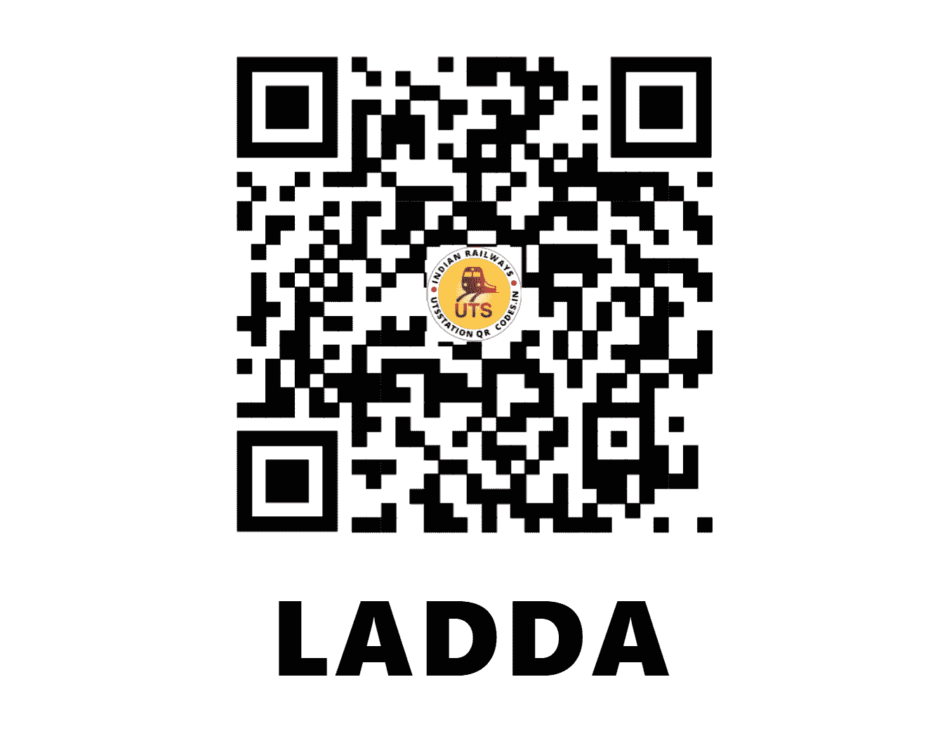UTS QR Code for LADDA - LDX - EO (ODISHA)