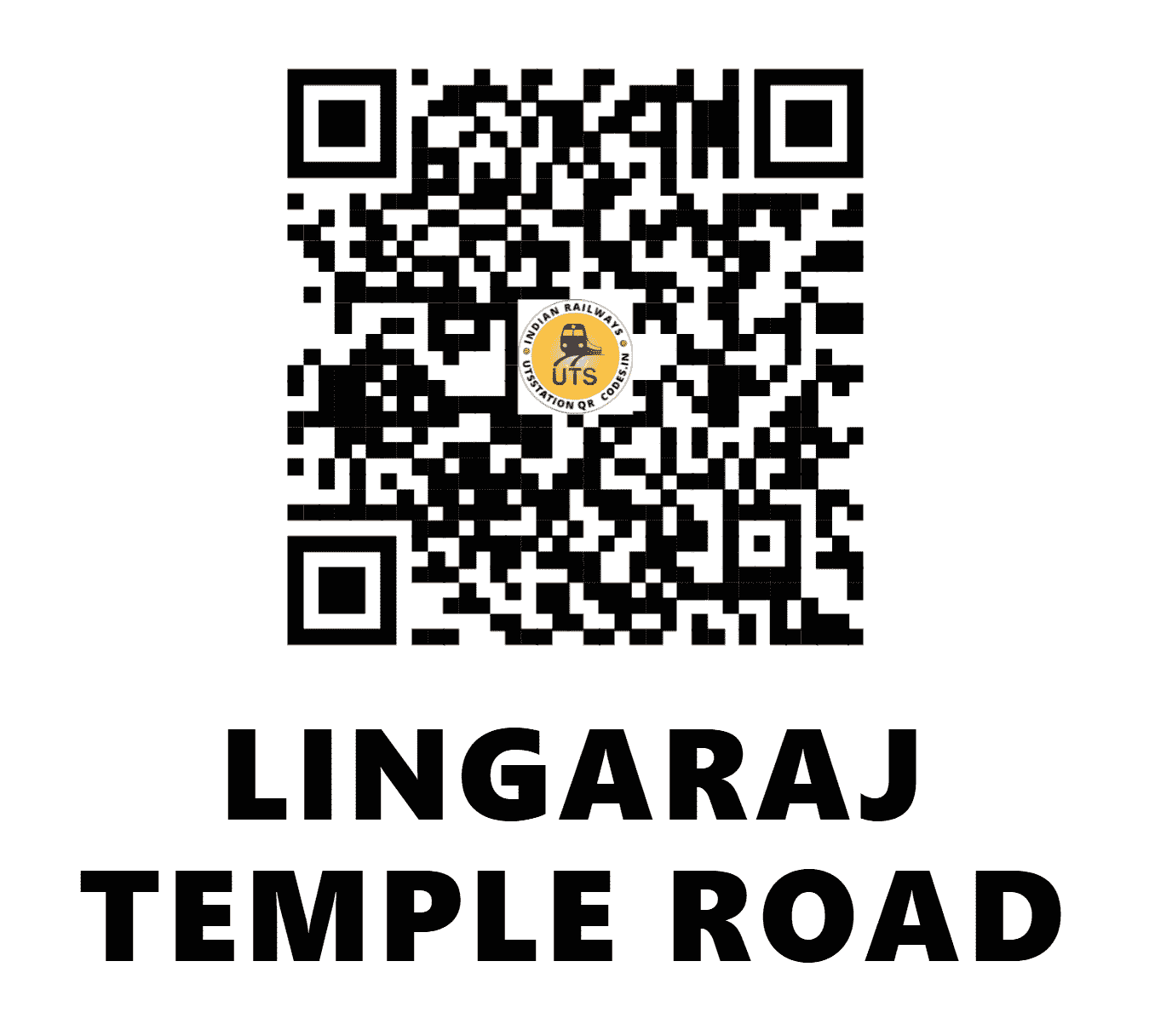 UTS QR Code for LINGARAJ TEMPLE ROAD - LGTR - EO (ODISHA)