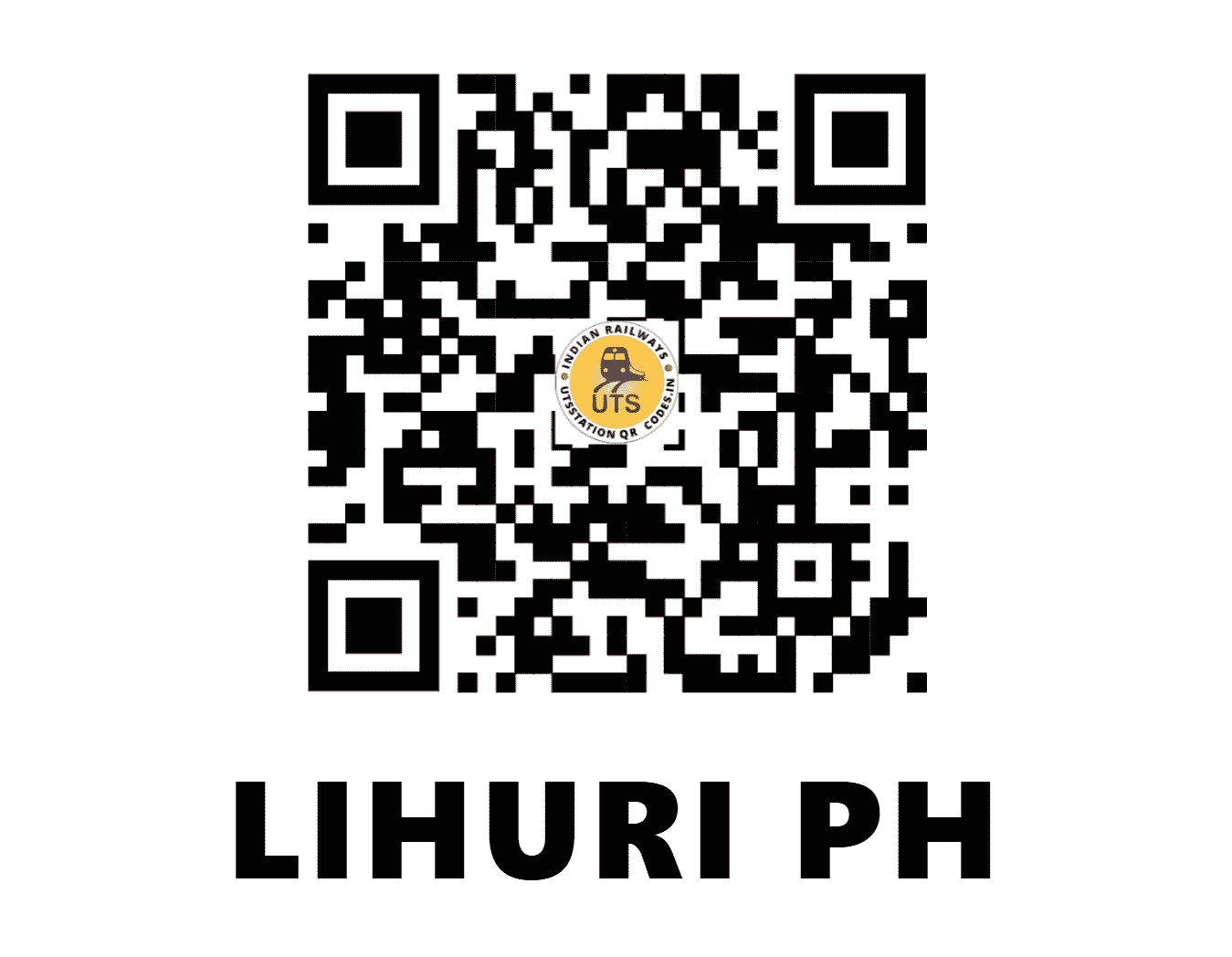 UTS QR Code for LIHURI PH - LRI - EO (ODISHA)